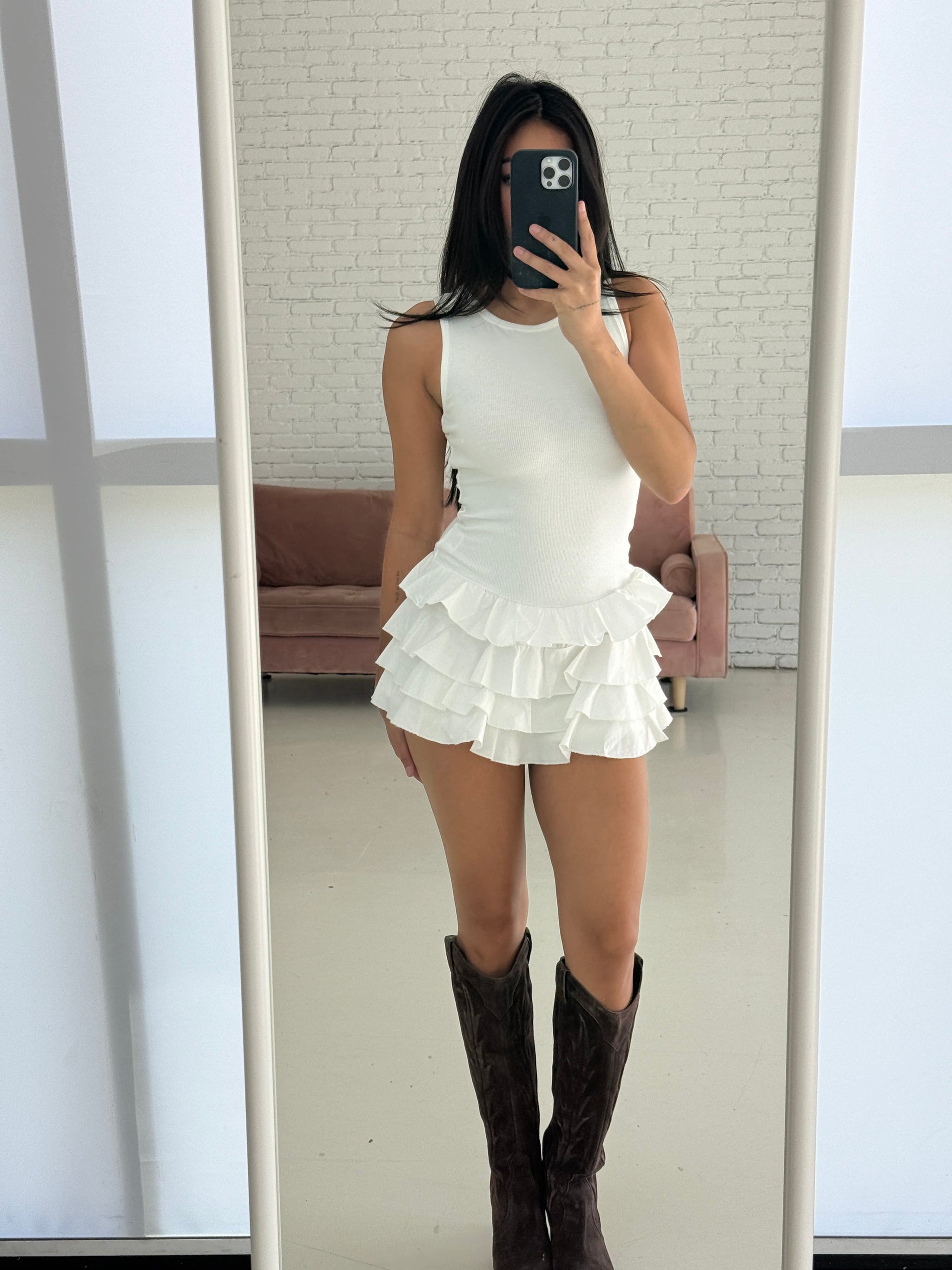 Lynn Tiered Mini Dress