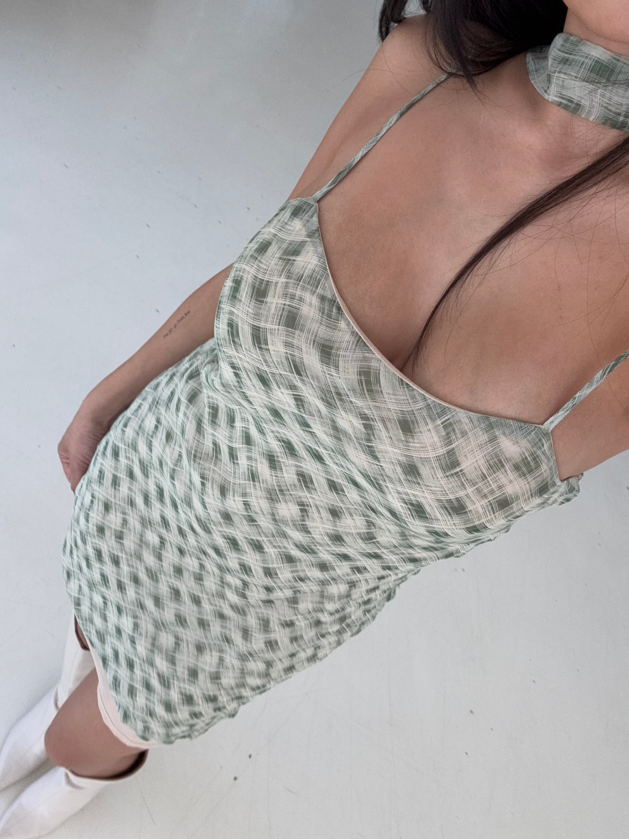 Emilie Plaid Dress