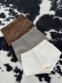 Faux Suede Micro Shorts