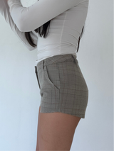 Sophie Plaid Micro Short